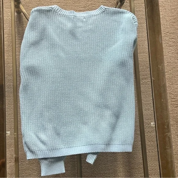 Chelsea & Violet Light Blue Knit Sweater - Picture 6 of 7